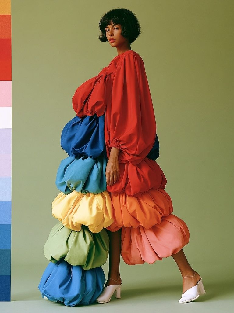 Colorful Fashion Portrait Poster. poster — photography art