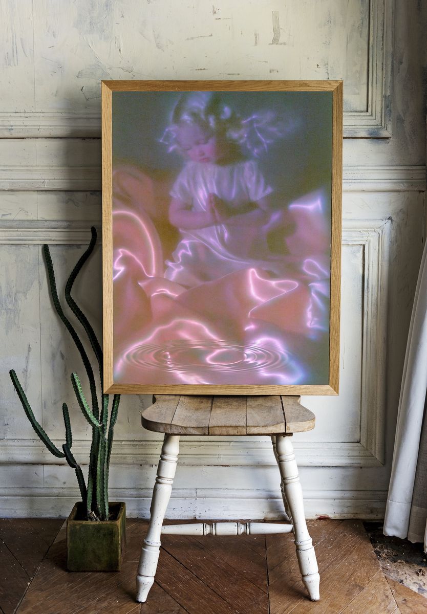 Modern Fashion Portrait Poster. room preview