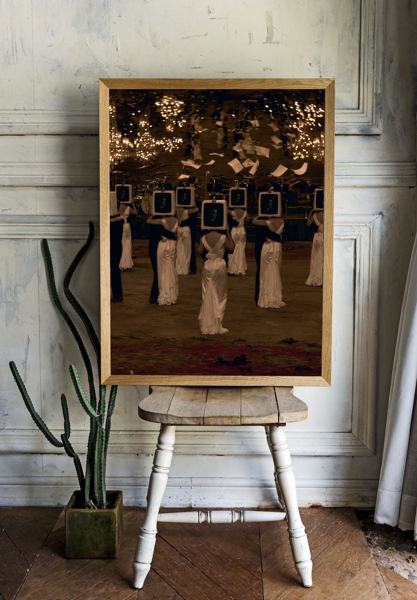 Surreal Ballroom Performance Print. room preview