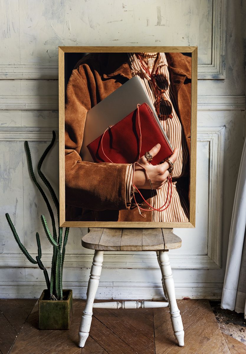 Fashion Editorial Portrait Poster. room preview