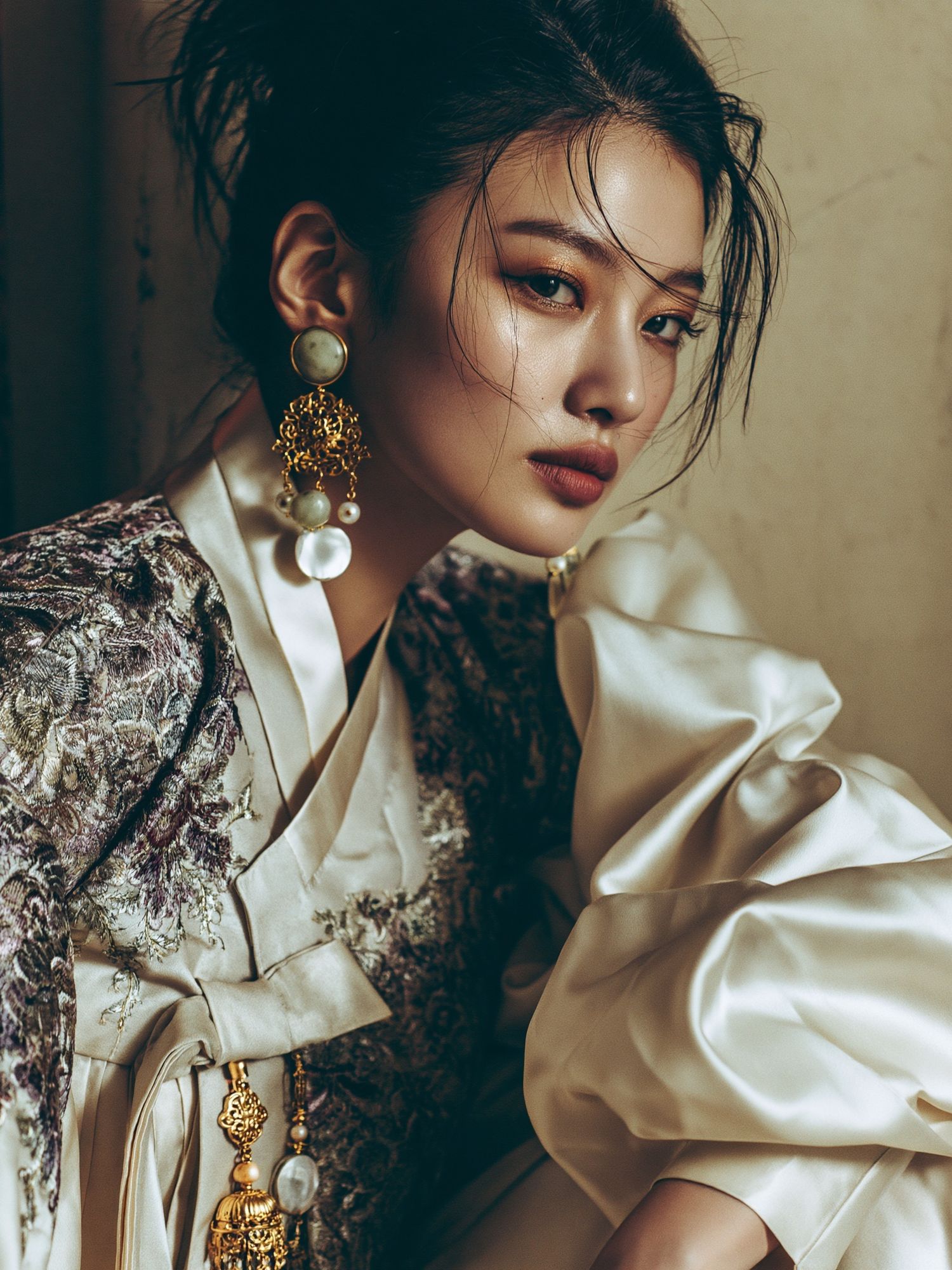 Elegant Fashion Portrait Poster. poster detail