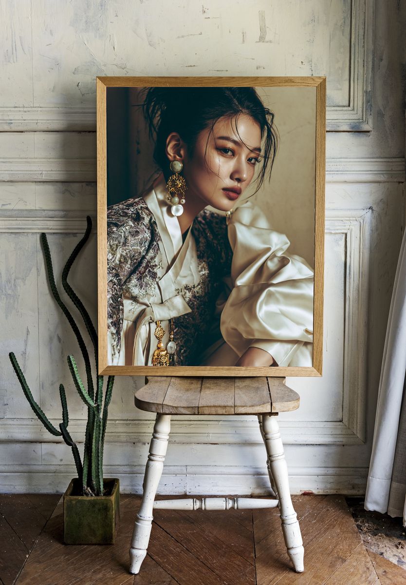 Elegant Fashion Portrait Poster. room preview