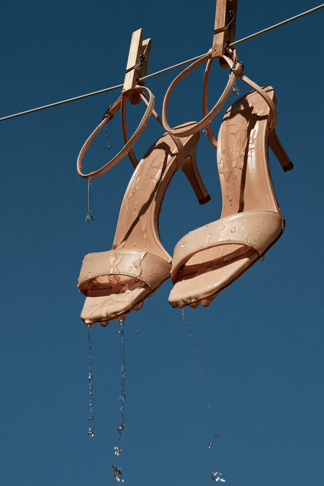 Wet Nude Heels Photography Poster. poster — photography art