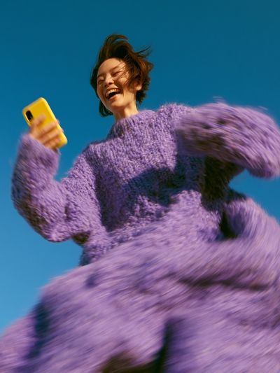 Joyful Fashion Portrait Poster.