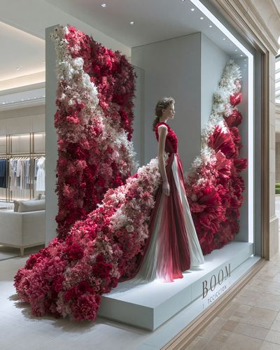 Floral Couture Fashion Poster. poster