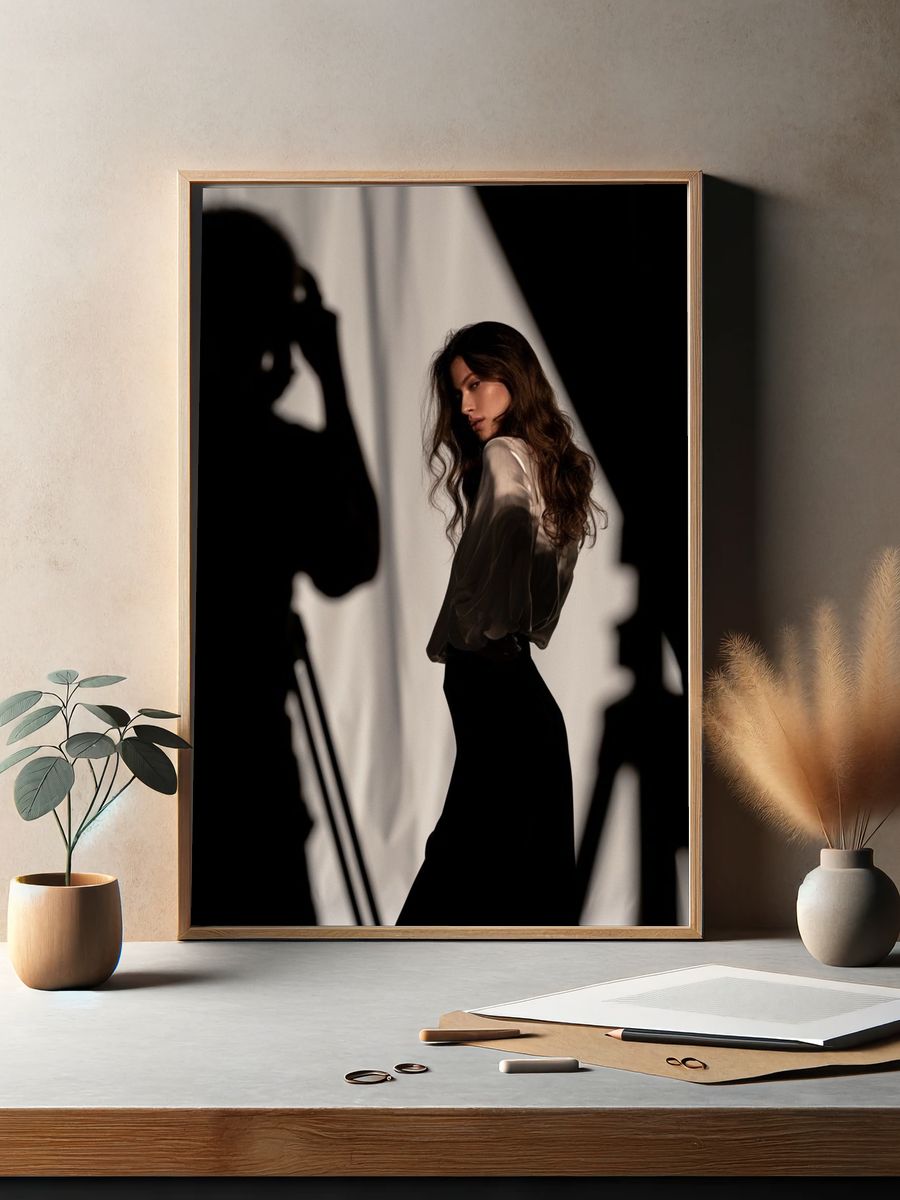 Fashion Portrait Photography Poster. — room view 2