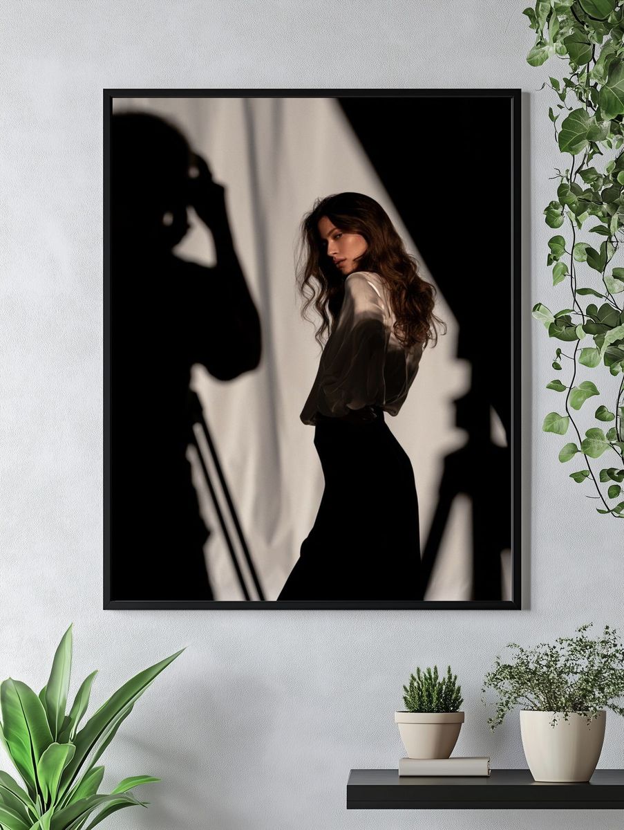 Fashion Portrait Photography Poster. — room view 4