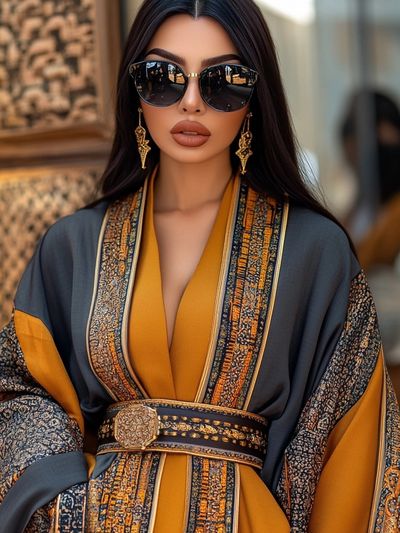 Luxury Kaftan Portrait Poster.