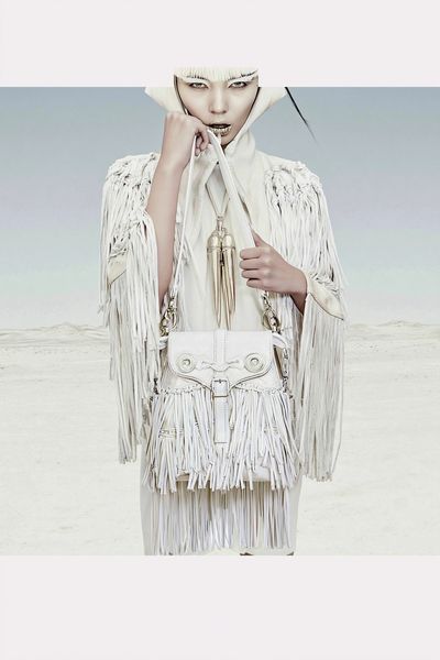 Avant-Garde Fashion Portrait Poster. poster