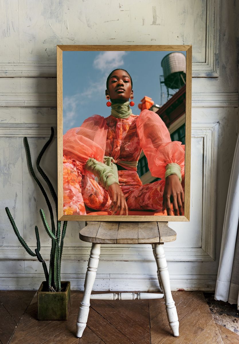 Fashion Portrait Photography Poster. — room view 1