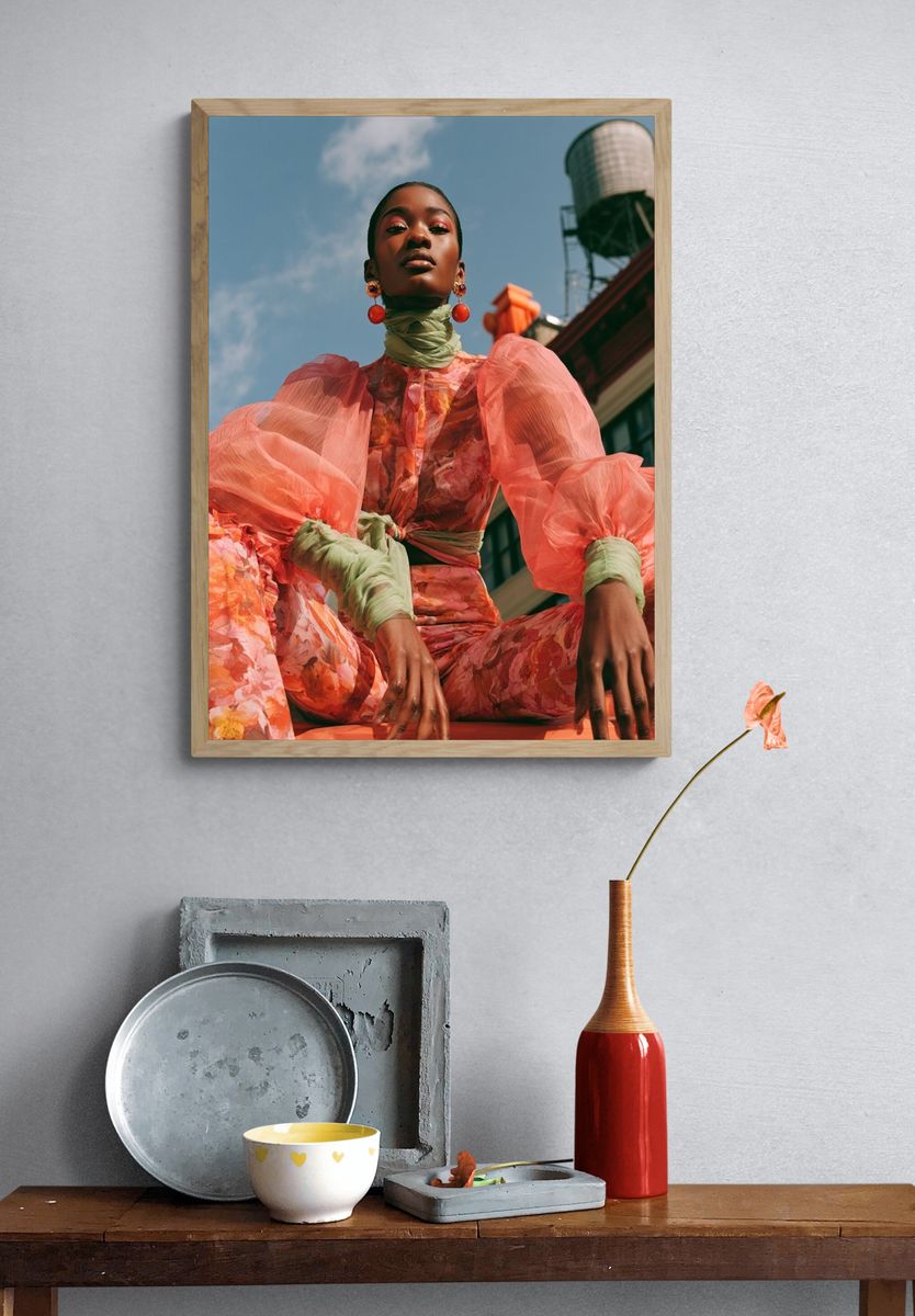 Fashion Portrait Photography Poster. — room view 3
