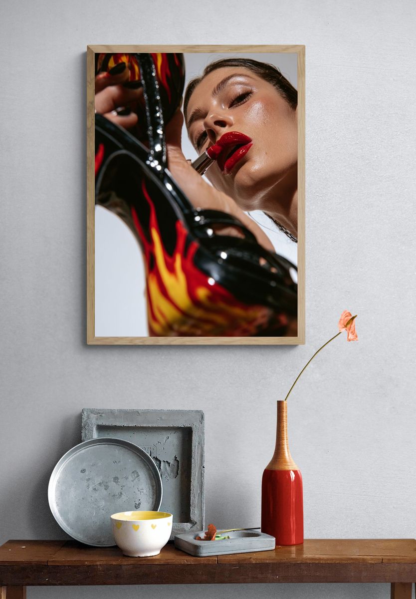 Bold Beauty Fashion Poster. — room view 3