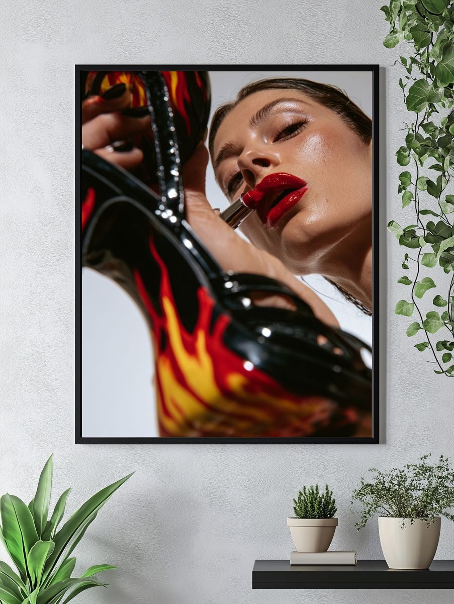Bold Beauty Fashion Poster. — room view 4