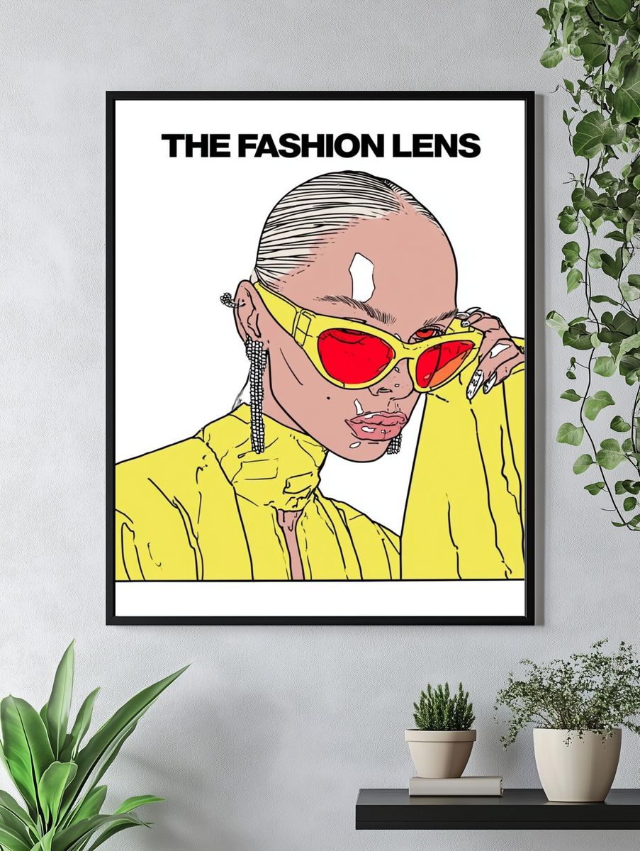 Fashion Lens Fashion Poster. — room view 4