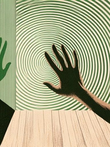 Surreal Hands Spiral Poster. poster — fine-art art