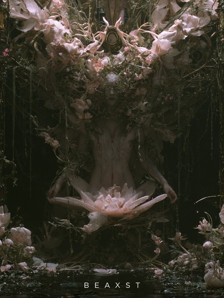 BEAXST Floral Surrealism Poster. poster detail