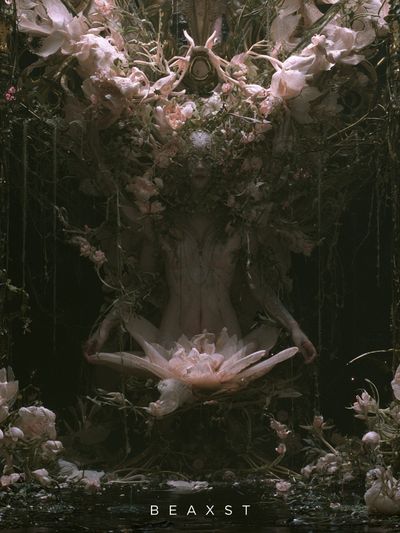 BEAXST Floral Surrealism Poster. poster