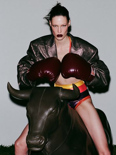 Fashion Bull Rider Photography Poster. poster