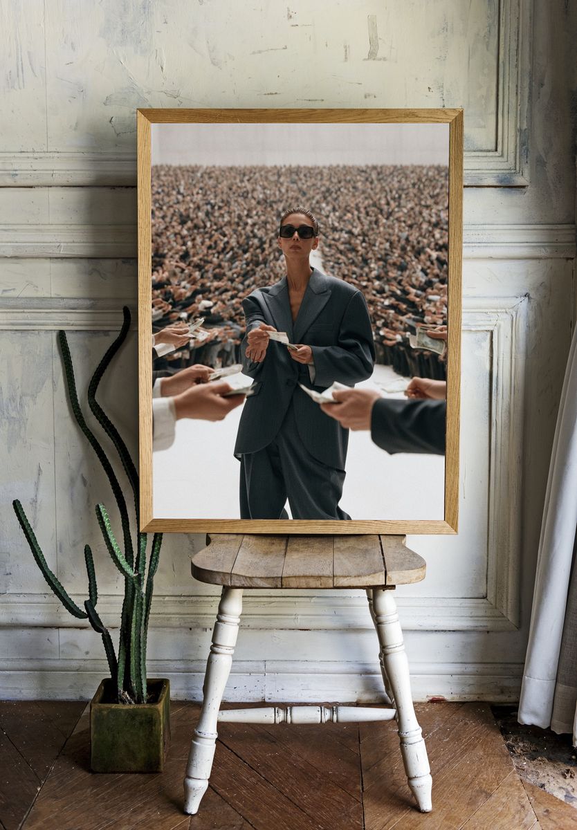 Fashion Crowd Exchange Poster. room preview