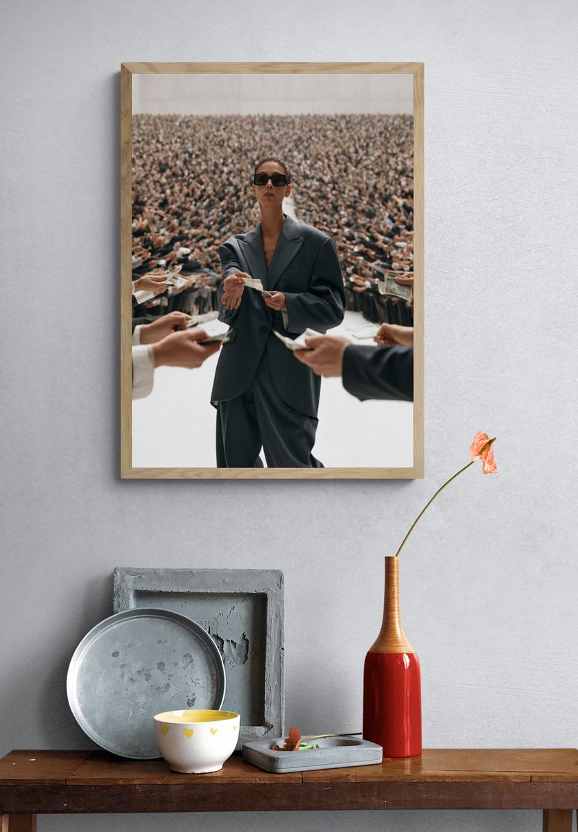 Fashion Crowd Exchange Poster. — room view 3