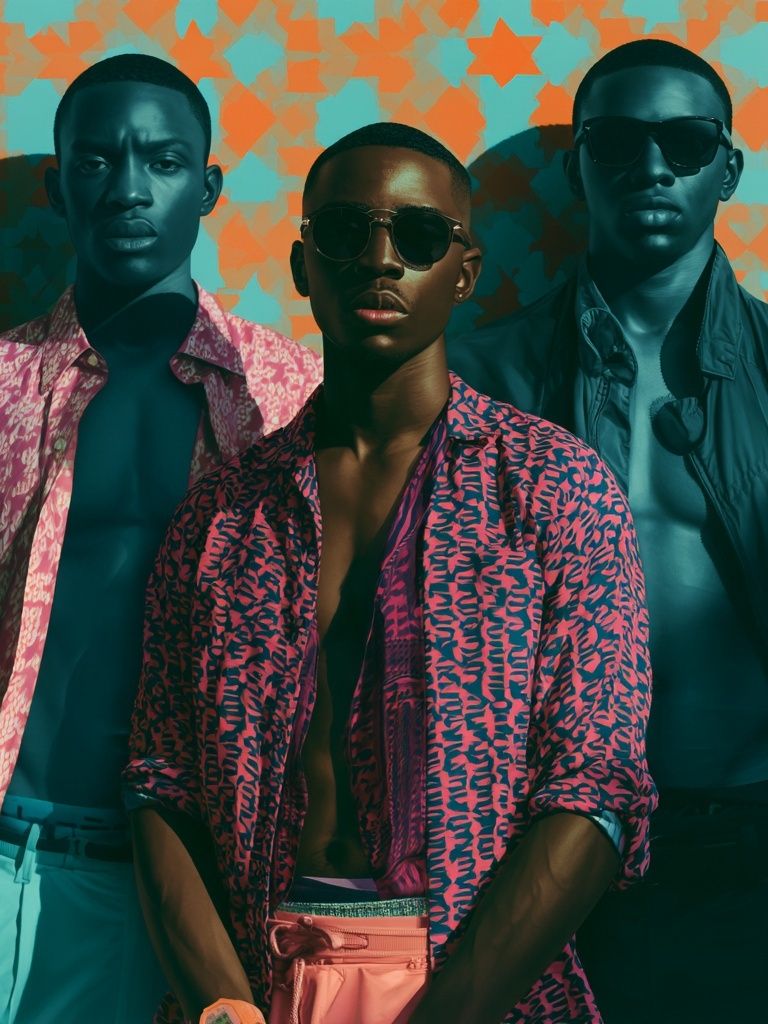 Bold Fashion Portrait Poster. poster — fashion art