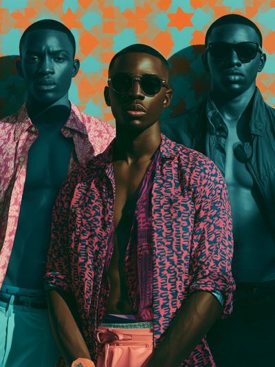 Bold Fashion Portrait Poster. poster