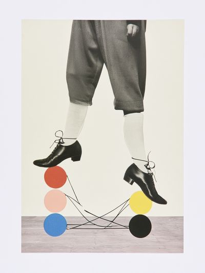 Surreal Flesh Face Print. poster print