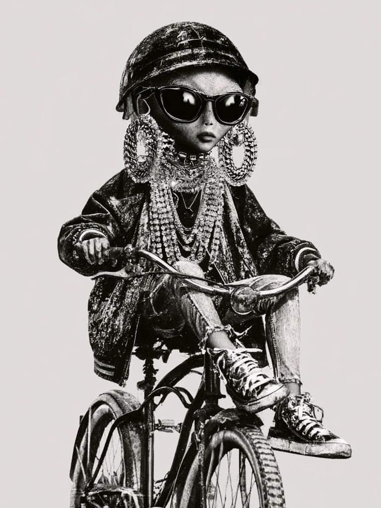 Fashion Doll Portrait Poster. poster detail