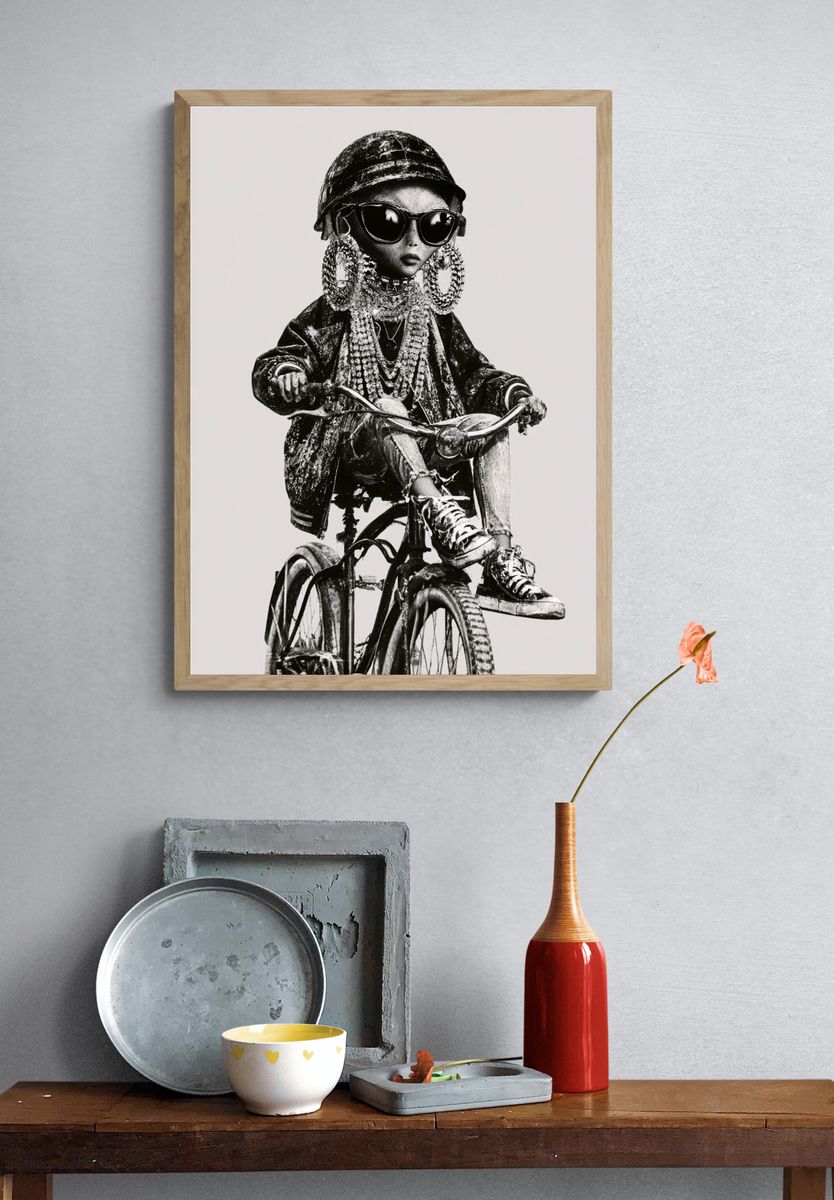 Fashion Doll Portrait Poster. — room view 3