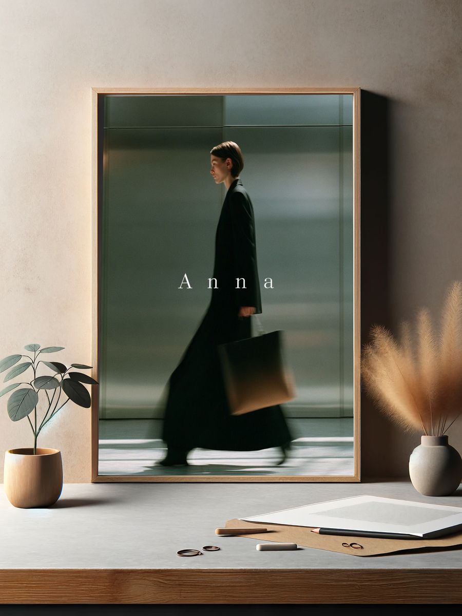 Anna Fashion Photography Poster. — room view 2
