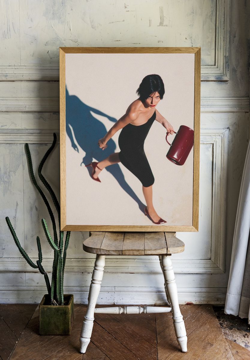 Fashion Shadow Portrait Poster. room preview