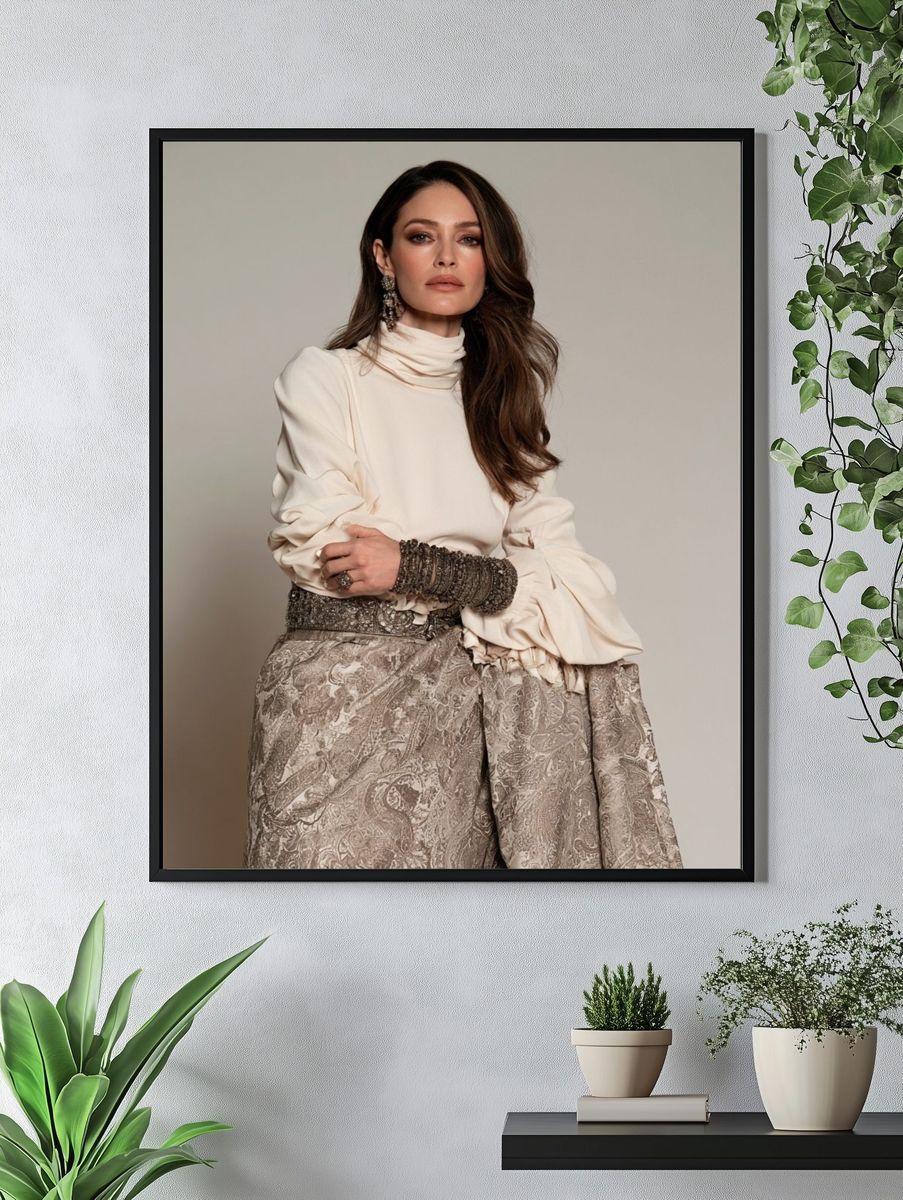 Elegant Fashion Portrait Poster. — room view 4