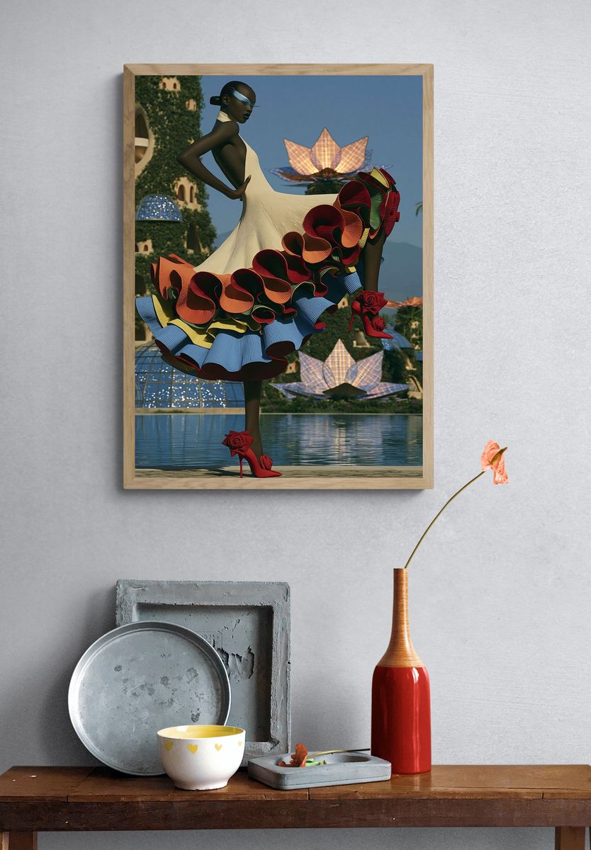 Fashion Surrealism Poster. — room view 3