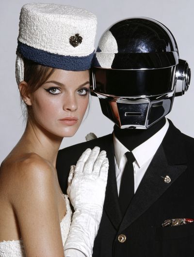 Daft Punk Fashion Portrait Print. poster