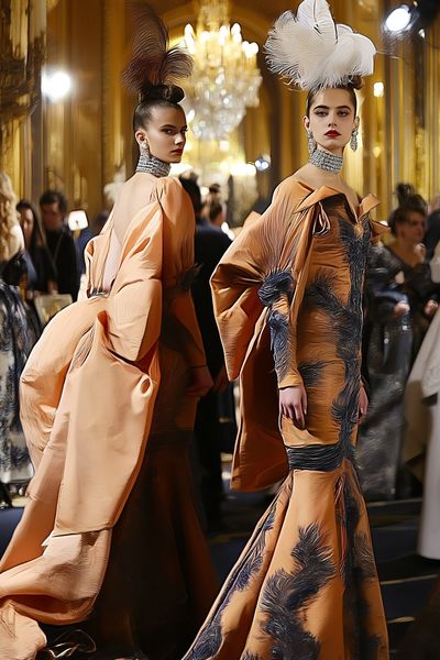 Haute Couture Runway Fashion Poster. poster