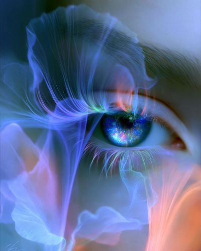 Dreamlike Eye Abstract Print.