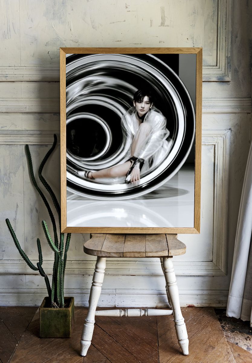 Surreal Fashion Portrait Poster. — room view 1