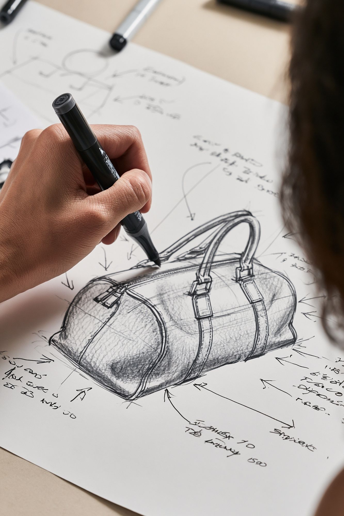 Luxury Handbag Sketch Poster. poster detail