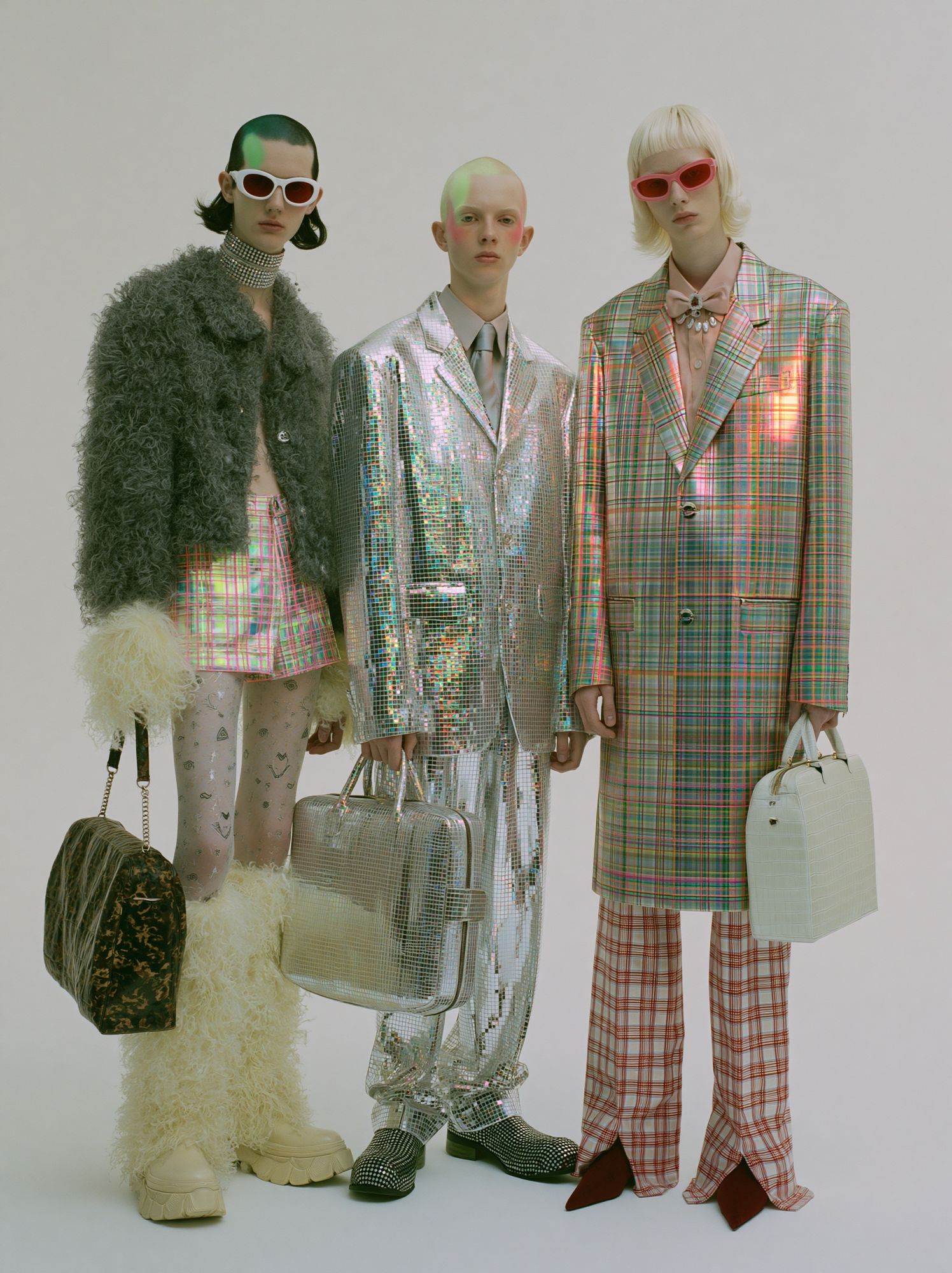 Avant-Garde Fashion Trio Poster. poster — fashion art