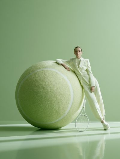 Tennis Fashion Portrait Poster.