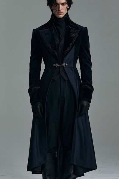 Gothic Fashion Portrait Poster. poster