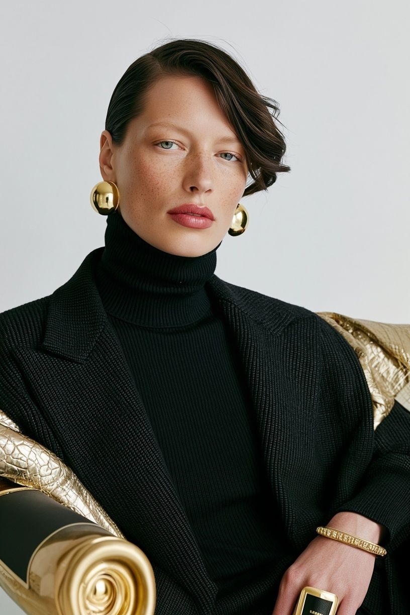 Luxury Fashion Portrait Poster. poster detail