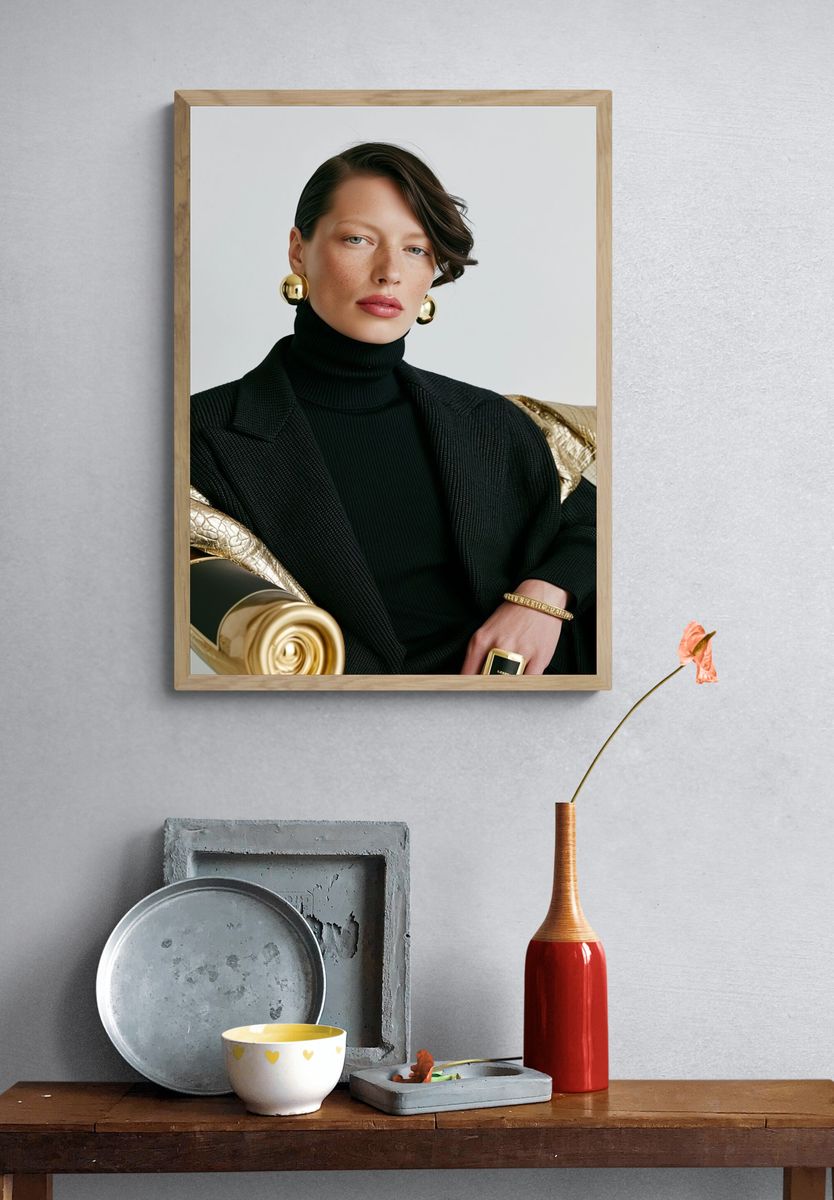 Luxury Fashion Portrait Poster. — room view 3