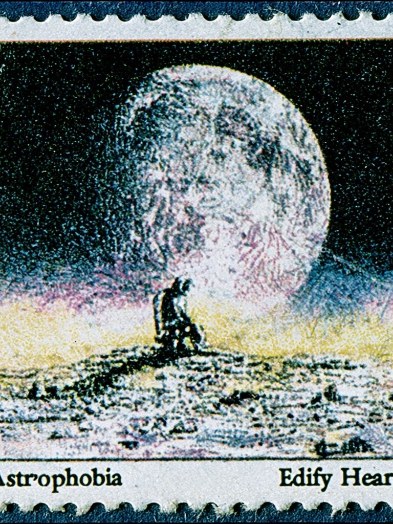 Astrophobia Moon Poster. poster — fine-art art