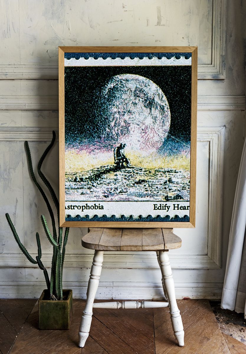 Astrophobia Moon Poster. — room view 1