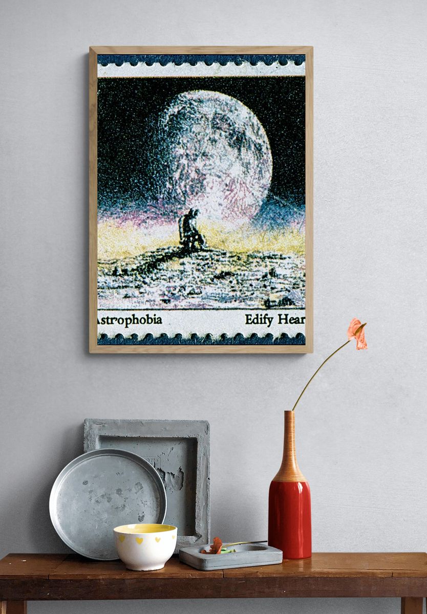 Astrophobia Moon Poster. — room view 3