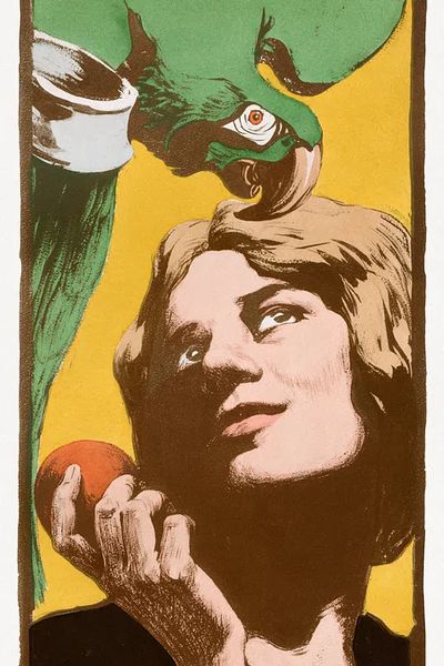 La Femme au Perroquet (1898). poster print