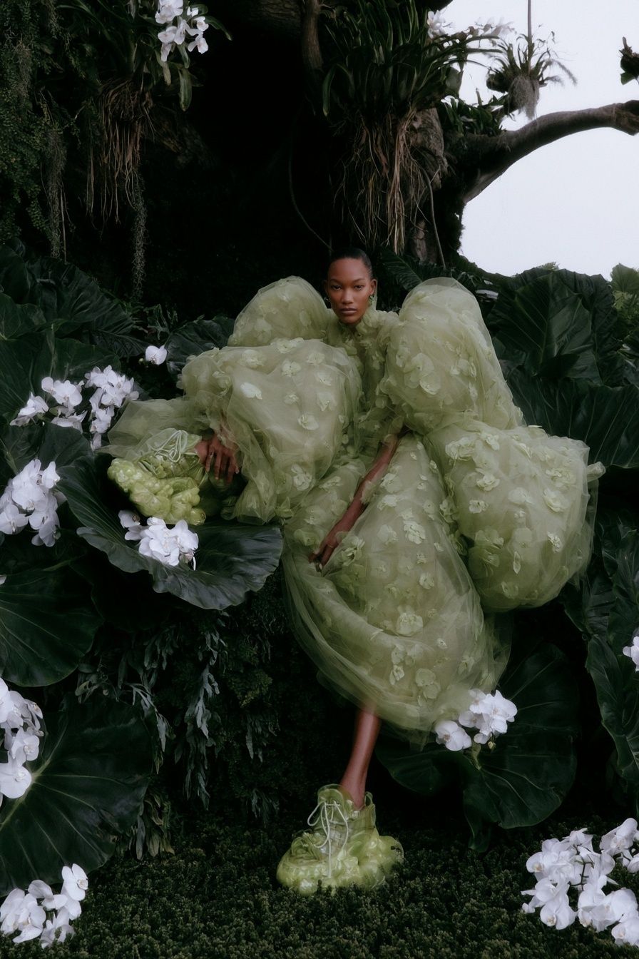 Botanical Couture Fashion Poster. poster detail