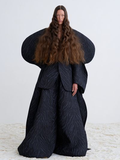 Avant-Garde Fashion Portrait Print.