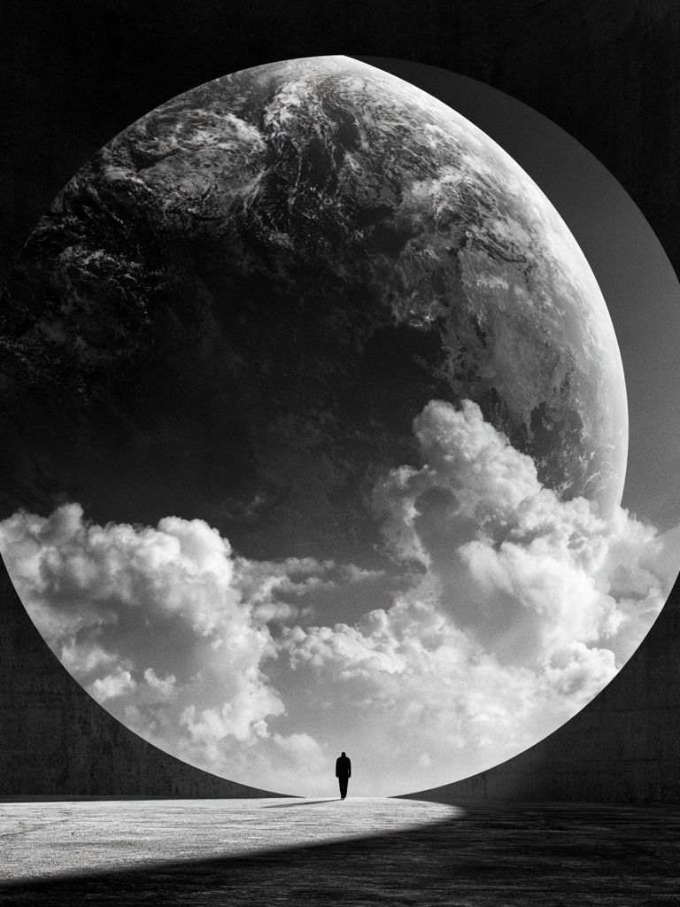 Surreal Earth Portal Print. poster detail